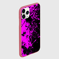 Чехол iPhone 11 Pro матовый Чёрная магия, цвет: 3D-малиновый — фото 2