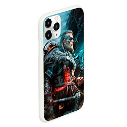 Чехол iPhone 11 Pro матовый ASSASSINS CREED VALHALLA, цвет: 3D-белый — фото 2