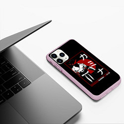 Чехол iPhone 11 Pro матовый Гуррен Лаганн Камина, цвет: 3D-розовый — фото 2