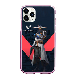 Чехол iPhone 11 Pro матовый CYPHER VALORANT, цвет: 3D-розовый