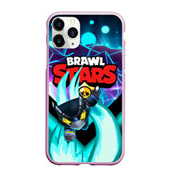 Чехол iPhone 11 Pro матовый BRAWL STARS MECHA CROW