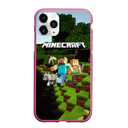 Чехол iPhone 11 Pro матовый Minecraft