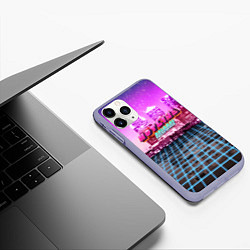 Чехол iPhone 11 Pro матовый HOTLINE MIAMI 2, цвет: 3D-светло-сиреневый — фото 2