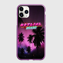 Чехол iPhone 11 Pro матовый HOTLINE MIAMI