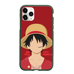 Чехол iPhone 11 Pro матовый Luffy