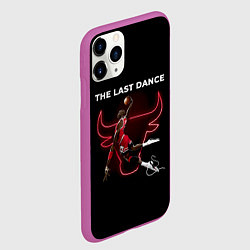 Чехол iPhone 11 Pro матовый ПОСЛЕДНИЙ ТАНЕЦ, цвет: 3D-фиолетовый — фото 2