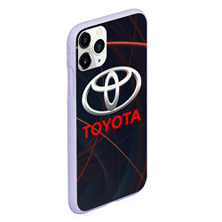 Чехол iPhone 11 Pro матовый TOYOTA, цвет: 3D-светло-сиреневый — фото 2