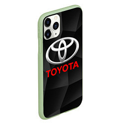 Чехол iPhone 11 Pro матовый TOYOTA, цвет: 3D-салатовый — фото 2