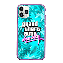 Чехол iPhone 11 Pro матовый GTA VICE CITY