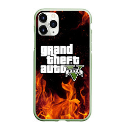 Чехол iPhone 11 Pro матовый GTA 5
