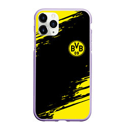 Чехол iPhone 11 Pro матовый BORUSSIA, цвет: 3D-светло-сиреневый