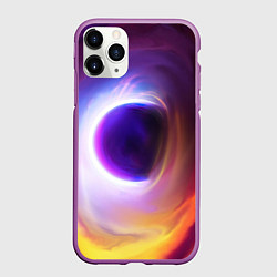 Чехол iPhone 11 Pro матовый ЧЁРНАЯ ДЫРА