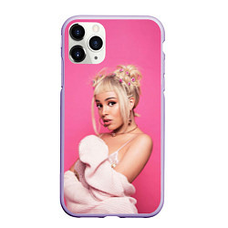 Чехол iPhone 11 Pro матовый DOJA CAT, цвет: 3D-светло-сиреневый
