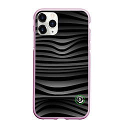 Чехол iPhone 11 Pro матовый Russia Running, цвет: 3D-розовый
