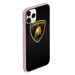 Чехол iPhone 11 Pro матовый Lamborghini Z, цвет: 3D-розовый — фото 2