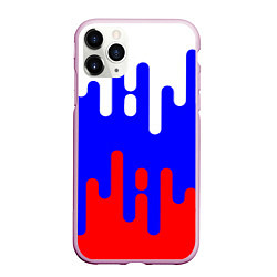 Чехол iPhone 11 Pro матовый Россия, цвет: 3D-розовый