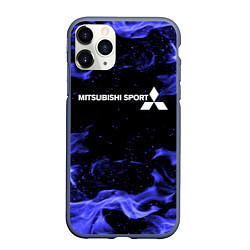 Чехол iPhone 11 Pro матовый MITSUBISHI, цвет: 3D-серый