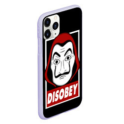 Чехол iPhone 11 Pro матовый Disobey, цвет: 3D-светло-сиреневый — фото 2