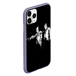 Чехол iPhone 11 Pro матовый Бумажный Дом, цвет: 3D-серый — фото 2