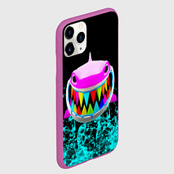 Чехол iPhone 11 Pro матовый 6IX9INE, цвет: 3D-фиолетовый — фото 2