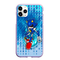 Чехол iPhone 11 Pro матовый Metal Sonic