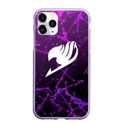 Чехол iPhone 11 Pro матовый Fairy Tail, цвет: 3D-светло-сиреневый