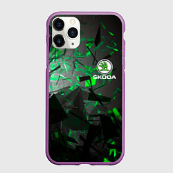 Чехол iPhone 11 Pro матовый SKODA