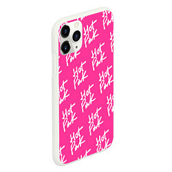 Чехол iPhone 11 Pro матовый HOT PINK, цвет: 3D-белый — фото 2