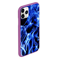 Чехол iPhone 11 Pro матовый ДЫМ, цвет: 3D-фиолетовый — фото 2