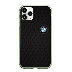 Чехол iPhone 11 Pro матовый BMW, цвет: 3D-салатовый