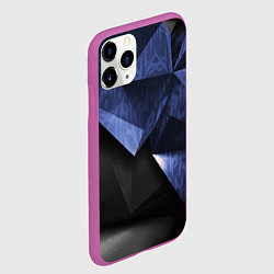 Чехол iPhone 11 Pro матовый GEOMETRY DARK, цвет: 3D-фиолетовый — фото 2