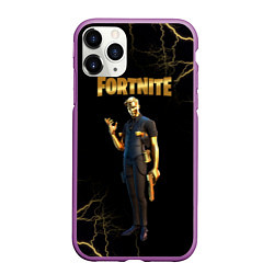 Чехол iPhone 11 Pro матовый Gold Midas Fortnite 2