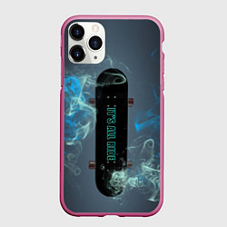 Чехол iPhone 11 Pro матовый Its All Ride, цвет: 3D-малиновый
