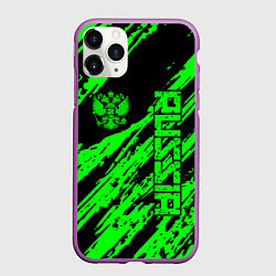 Чехол iPhone 11 Pro матовый Russia, цвет: 3D-фиолетовый