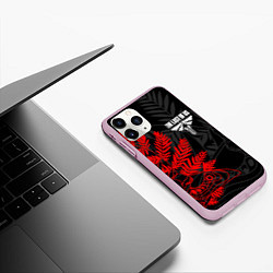 Чехол iPhone 11 Pro матовый THE LAST OF US 2, цвет: 3D-розовый — фото 2