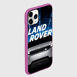 Чехол iPhone 11 Pro матовый LAND ROVER, цвет: 3D-фиолетовый — фото 2