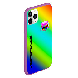 Чехол iPhone 11 Pro матовый 6IX9INE, цвет: 3D-фиолетовый — фото 2