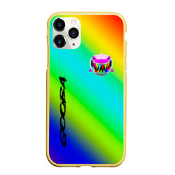 Чехол iPhone 11 Pro матовый 6IX9INE, цвет: 3D-желтый