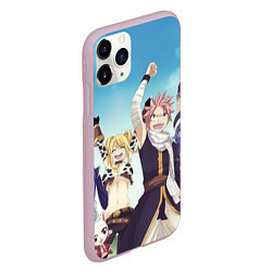 Чехол iPhone 11 Pro матовый FAIRY TAIL ХВОСТ ФЕИ, цвет: 3D-розовый — фото 2