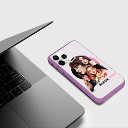 Чехол iPhone 11 Pro матовый Blackpink, цвет: 3D-фиолетовый — фото 2