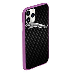 Чехол iPhone 11 Pro матовый Jaguar Z, цвет: 3D-фиолетовый — фото 2