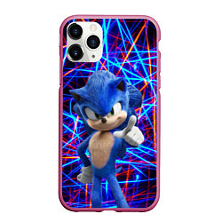 Чехол iPhone 11 Pro матовый Sonic