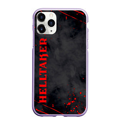 Чехол iPhone 11 Pro матовый Helltaker Logo Z, цвет: 3D-светло-сиреневый