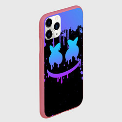 Чехол iPhone 11 Pro матовый MARSHMELLO, цвет: 3D-малиновый — фото 2