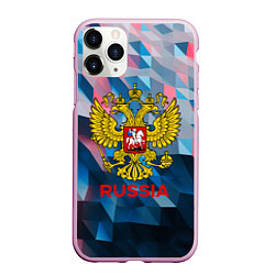 Чехол iPhone 11 Pro матовый RUSSIA