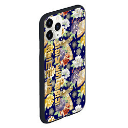 Чехол iPhone 11 Pro матовый Пионы Японии Summer Loves You, цвет: 3D-черный — фото 2