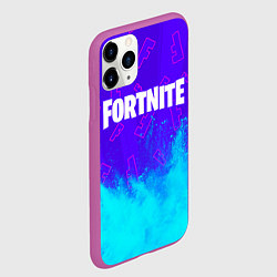 Чехол iPhone 11 Pro матовый FORTNITE ФОРТНАЙТ, цвет: 3D-фиолетовый — фото 2