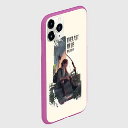 Чехол iPhone 11 Pro матовый The Last of Us 2, цвет: 3D-фиолетовый — фото 2