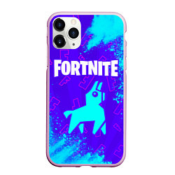 Чехол iPhone 11 Pro матовый FORTNITE ФОРТНАЙТ, цвет: 3D-розовый