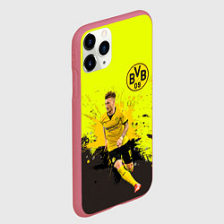 Чехол iPhone 11 Pro матовый Марко Ройс, цвет: 3D-малиновый — фото 2